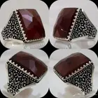 عقيق يمني قص مربع مترش