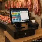 عروووض جهاز كاشير لمس للملحمة والجزارةة