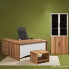 مكتب كامل صغير وكبير  اثاث المكتبي في جده مختلف تصاميم موجود