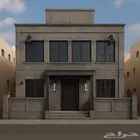 تصميم واجهة مودرن لفيلا دورين وملحق