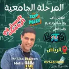 أستاذ جامعي لمواد التفاضل والجبر والجبر الخطي والإحصاء