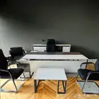 مكتب طقم فخم جلد و جديد مكاتب و طاولة اجتماع و كنب طقم