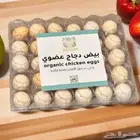 بيض دجاج بلدي عضوي ( مرعى حر )