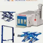 رافعة سيارات - فرن دهان - تنظيف رشاش - شحن مكيف - كومبريسور