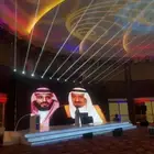 بروجكتر شاشات LED ستيج صوتيات شاشات تفاعليه ليزرات