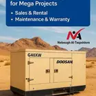 للبيع أو الإيجار   مولد كهرباء DOOSAN G40XW مولد ديزل قوي