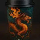 كوب ورقي تصميم جميل