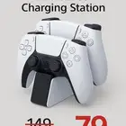 محطة شحن DualSense PS5 أصلية   شحن مزدوج وأنيق