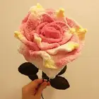 باقات ورد حياكة يدوية من خيوط الصوف