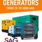 مولدات   زرافات إنارة   كمبروسرات (توصيل للموقع)