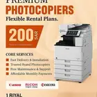Printer photos copier machine color only 200 on rent