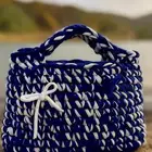 شنطة كروشيه بخيط الكليم