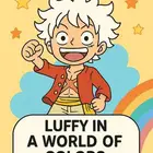 كتاب تلوين انمي لوفي