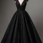 فستان اسود كبير للمناسبات