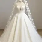 فستان زواج   الطرحة