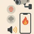 مشروع تخرج نظام ذكي لاكتشاف الحرائق باستخدام 3 طرق