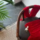 فستان سهره احمر طويل انييق