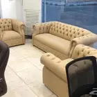 كنب جلد فخم موديل متوفر كل الوان