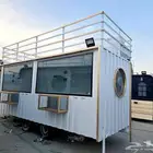 مواصفات العربه -1- مطبخ كامل مصنوع من الاستيل 2 جدران و