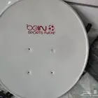 satellite dish receiver and camera