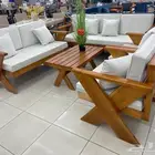 طقمات خشب و حديد 7شخص
