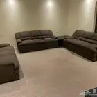 طقم كنب 4 قطع استعال بسيط (ثلاثيه ثلاثيه احاديه احادية)