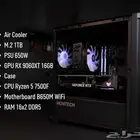 PC بي سي للبيع جديد كرت 9060XT GP