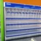 ثلاجة عرض خضار وفواكه ولحم مستخدم واستوكات