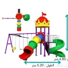 مجموعه العاب للالطفال مراجيح وزحاليق حدائق شاليهات استراحات