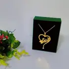 روعه الهدايا سلسل تصمم بلاسم حسب الطلب مطلي بذهب جوده عاليه