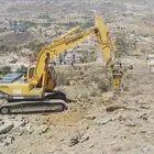بوكلين للايجار الباحه وضواحيها هدم وقص وحفر