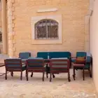 كراسي حديد جلسة حوش مع المساند