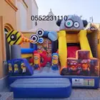 نطيطات نطيطة زحاليق هوائية للايجار او البيع