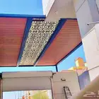 تلبيس ابواب حديد بالواح بديل خشب  فخامة  متانة  وجمال يدوم