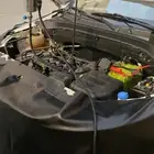 تنظيف بخاخات السياره بالجهاز