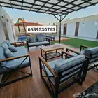 جلسة خارجية للحدائق وللاسترخاء مودرن