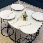 طاولات الضيافه مع عربة تقديمات