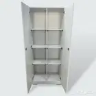 دولاب رفوف بابين مع قفل