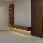 ديكورات حديثة شيبورد بديل خشب خلفيه شاشه