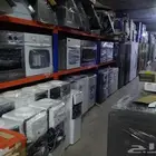 ثلاجات غسالات فتحه جانبيه وعلوية وافران ومكيفات شباك واسبلت