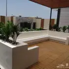 تنسيق حدائق جده مظلات