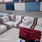 مفروشات الرياض  تفصيل جميع انواع الكنب والجلسات الارضي والست