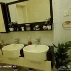 مغسله حوضيت مساجتها 140متر