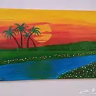 لوحة جدارية ( طبيعة)