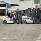 رافعات شوكية هيدروليكية تلسكوبيه سيزرلفت مانلفت للايجار