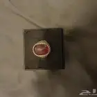 خاتم فضة عيار 925 (ياقوت إيراني) صافي
