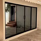 باب سحاب المنيوم دبل جلاس (باب مجلس)
