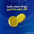 بكج 10 منتجات رقمية قابلة لإعادة البيم