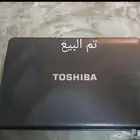 لابتوب توشيبا شغال على الشرط ليس لديه أي عيوب