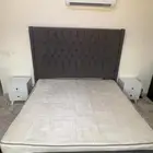 سرير نفرين مع وحده تخزين ومرتبه للبيع